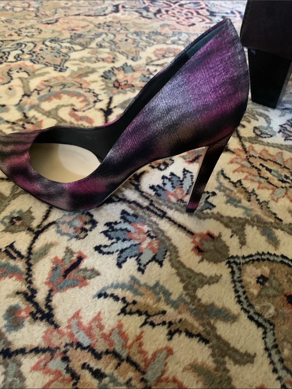 Dior Iridescent Plum Ombre Stiletto Pumps - Picture 11 of 14